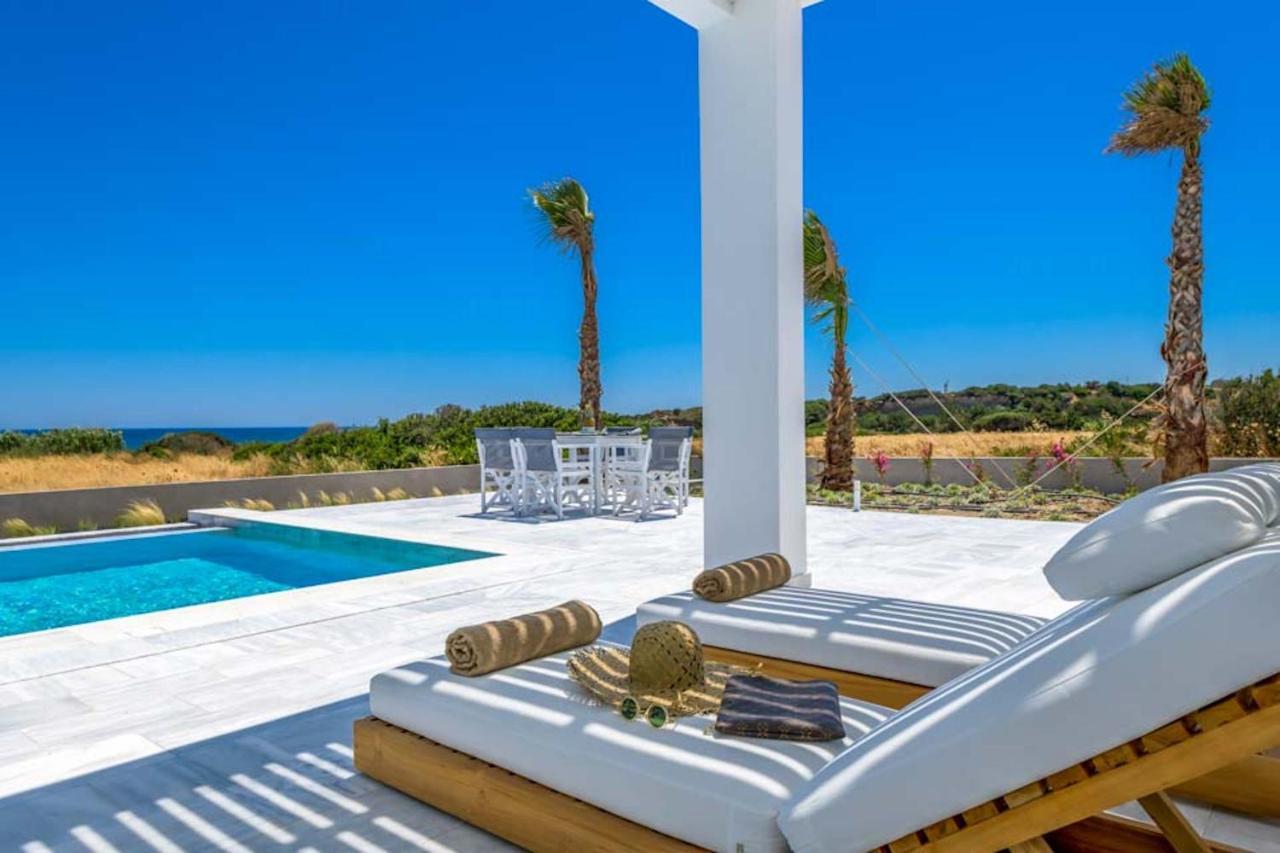 Seashore Beachfront Villa Lachania  Exterior photo