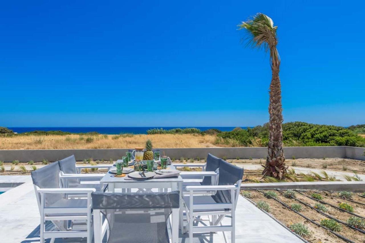 Seashore Beachfront Villa Lachania  Exterior photo
